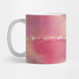 Pink, Orange, Purple Rectangles - Abstract Watercolor Painting Mug